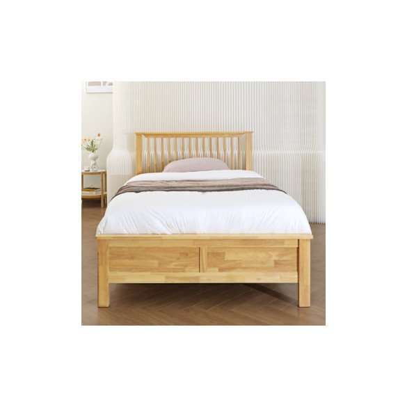 센토 고무나무 원목 침대 프레임 4종 SS/Q 3colors 